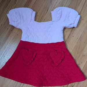 Janie and Jack Pink and Red Kids Dress